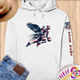 Physical Item S / White Elite Basketball ~Limited Edition 2024 "USA Excellence" ~ Personalized Premium Hoodie