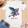 Physical Item S / White Elite Basketball ~Limited Edition 2024 "USA Excellence" ~ Personalized Softstyle T-Shirt