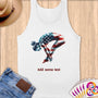 Physical Item S / White Elite Diving Star ~ Limited Edition 2024 "USA Excellence" ~ Customizable Supersoft Tank Top