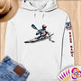 Physical Item S / White Elite Kayaker ~ Limited Edition 2024 "USA Excellence" ~ Personalized Premium Hoodie