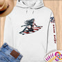 Physical Item S / White Elite Surfer Dreams ~ Limited Edition 2024 "USA Excellence" ~ Personalized Premium Hoodie