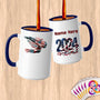 Physical Item 15oz / Blue Elite Swimmer ~ Limited Edition 2024 "USA Excellence" ~ Customized Large 15oz Mug