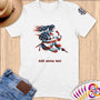 Physical Item S / White Elite Taekwondo ~ Limited Edition 2024 "USA Excellence" ~ Personalized Softstyle T-Shirt