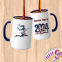 Physical Item 15oz / Blue Elite USA Badminton ~ Limited Edition 2024 "USA Excellence" ~ Customized Large 15oz Mug
