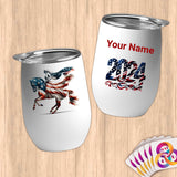 Physical Item 12 oz / White Equestrian Gallops~Limited Edition 2024 