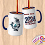 Physical Item 15oz / Blue Fencing Liberty ~ Limited Edition 2024 "USA Excellence" ~ Customized Large 15oz Mug