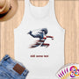 Physical Item S / White Fencing Pride ~ Limited Edition 2024 "USA Excellence" ~ Customizable Supersoft Tank Top