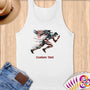 Physical Item S / White Flag Running Eagle~Limited Edition 2024 "USA Excellence" ~ Customizable Supersoft Tank Top