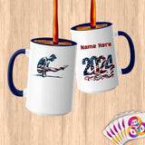 Physical Item 15oz / Blue Flexing Patriotic Gymnast~Limited Edition 2024 
