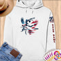 Physical Item S / White Flying Gymnast Soars ~Limited Edition 2024 "USA Excellence" ~ Personalized Premium Hoodie