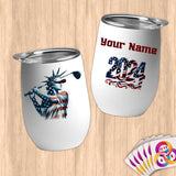 Physical Item 12 oz / White Gofling Lady Liberty ~ Limited Edition 2024 