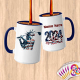 Physical Item 15oz / Blue Gofling Lady Liberty ~ Limited Edition 2024 