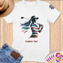 Physical Item S / White Golf Freedom ~ Limited Edition 2024 "USA Excellence" ~ Personalized Softstyle T-Shirt