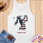 Physical Item S / White Golf Patriot ~ Limited Edition 2024 "USA Excellence" ~ Customizable Supersoft Tank Top