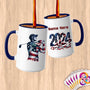 Physical Item 15oz / Blue Golf Stars ~ Limited Edition 2024 "USA Excellence" ~ Customized Large 15oz Mug