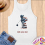 Physical Item S / White Golfer's Pride ~ Limited Edition 2024 "USA Excellence" ~ Customizable Supersoft Tank Top