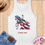 Physical Item S / White Grace and Power~Limited Edition 2024 "USA Excellence" ~ Customizable Supersoft Tank Top