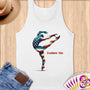 Physical Item S / White Gymnast Male~Limited Edition 2024 "USA Excellence" ~ Customizable Supersoft Tank Top