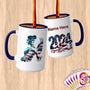 Physical Item 15oz / Blue Gymnast's Reflection ~Limited Edition 2024 "USA Excellence" ~ Customized Large 15oz Mug
