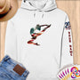 Physical Item S / White Gymnast Soars ~Limited Edition 2024 "USA Excellence" ~ Personalized Premium Hoodie