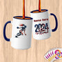Physical Item 15oz / Blue Handball Action ~ Limited Edition 2024 "USA Excellence" ~ Customized Large 15oz Mug