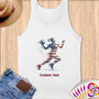 Physical Item S / White Handball Freedom ~ Limited Edition 2024 "USA Excellence" ~ Customizable Supersoft Tank Top