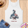 Physical Item S / White Handball Hero ~ Limited Edition 2024 "USA Excellence" ~ Customizable Supersoft Tank Top