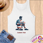 Physical Item S / White Handball Patriot ~ Limited Edition 2024 "USA Excellence" ~ Customizable Supersoft Tank Top