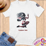 Physical Item S / White Handball Patriotic ~ Limited Edition 2024 "USA Excellence" ~ Personalized Softstyle T-Shirt