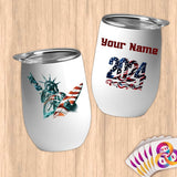 Physical Item 12 oz / White Hang Ten Lady Liberty ~ Limited Edition 2024 