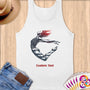 Physical Item S / White High Dive Freedome~Limited Edition 2024 "USA Excellence" ~ Customizable Supersoft Tank Top