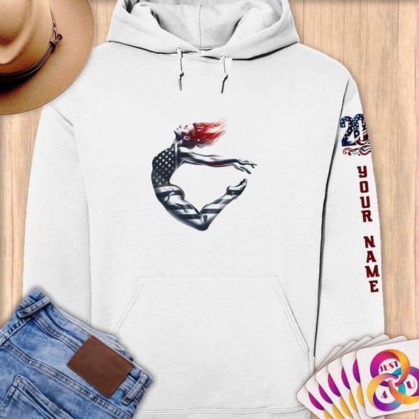 Physical Item S / White High Dive Freedome~Limited Edition 2024 "USA Excellence" ~ Personalized Premium Hoodie