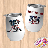 Physical Item 12 oz / White Hockey Glow ~ Limited Edition 2024 