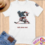 Physical Item S / White Hockey Glow ~ Limited Edition 2024 "USA Excellence" ~ Personalized Softstyle T-Shirt