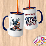 Physical Item 15oz / Blue Hockey Liberty ~ Limited Edition 2024 