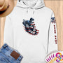 Physical Item S / White Hockey Power ~ Limited Edition 2024 "USA Excellence" ~ Personalized Premium Hoodie