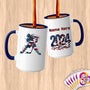Physical Item 15oz / Blue Hockey Slam ~ Limited Edition 2024 "USA Excellence" ~ Customized Large 15oz Mug
