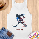 Physical Item S / White Hockey USA Flag ~ Limited Edition 2024 