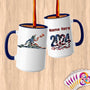 Physical Item 15oz / Blue Kayaker Lady Liberty ~ Limited Edition 2024 "USA Excellence" ~ Customized Large 15oz Mug