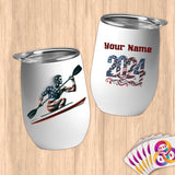 Physical Item 12 oz / White Kayaking Patriotic ~ Limited Edition 2024 