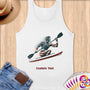 Physical Item S / White Kayaking Patriotic ~ Limited Edition 2024 "USA Excellence" ~ Customizable Supersoft Tank Top
