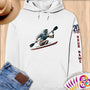 Physical Item S / White Kayaking Patriotic ~ Limited Edition 2024 "USA Excellence" ~ Personalized Premium Hoodie