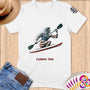 Physical Item S / White Kayaking Patriotic ~ Limited Edition 2024 "USA Excellence" ~ Personalized Softstyle T-Shirt