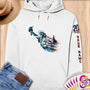 Physical Item S / White Liberty Dreams ~ Limited Edition 2024 "USA Excellence" ~ Personalized Premium Hoodie