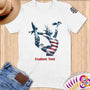 Physical Item S / White Liberty Freedom Gymnast ~Limited Edition 2024 "USA Excellence" ~ Personalized Softstyle T-Shirt