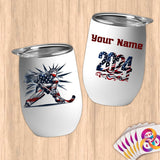 Physical Item 12 oz / White Liberty Hockey Glow ~ Limited Edition 2024 