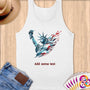 Physical Item S / White Liberty Power ~ Limited Edition 2024 "USA Excellence" ~ Customizable Supersoft Tank Top
