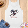 Physical Item S / White Liberty Running~Limited Edition 2024 "USA Excellence" ~ Customizable Supersoft Tank Top