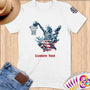 Physical Item S / White Liberty Slam Dunk ~Limited Edition 2024 "USA Excellence" ~ Personalized Softstyle T-Shirt