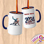 Physical Item 15oz / Blue Liberty Torch Athlete~Limited Edition 2024 "USA Excellence" ~ Customized Large 15oz Mug